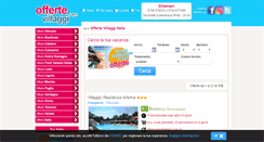 Desktop Screenshot of offertevillaggi.com